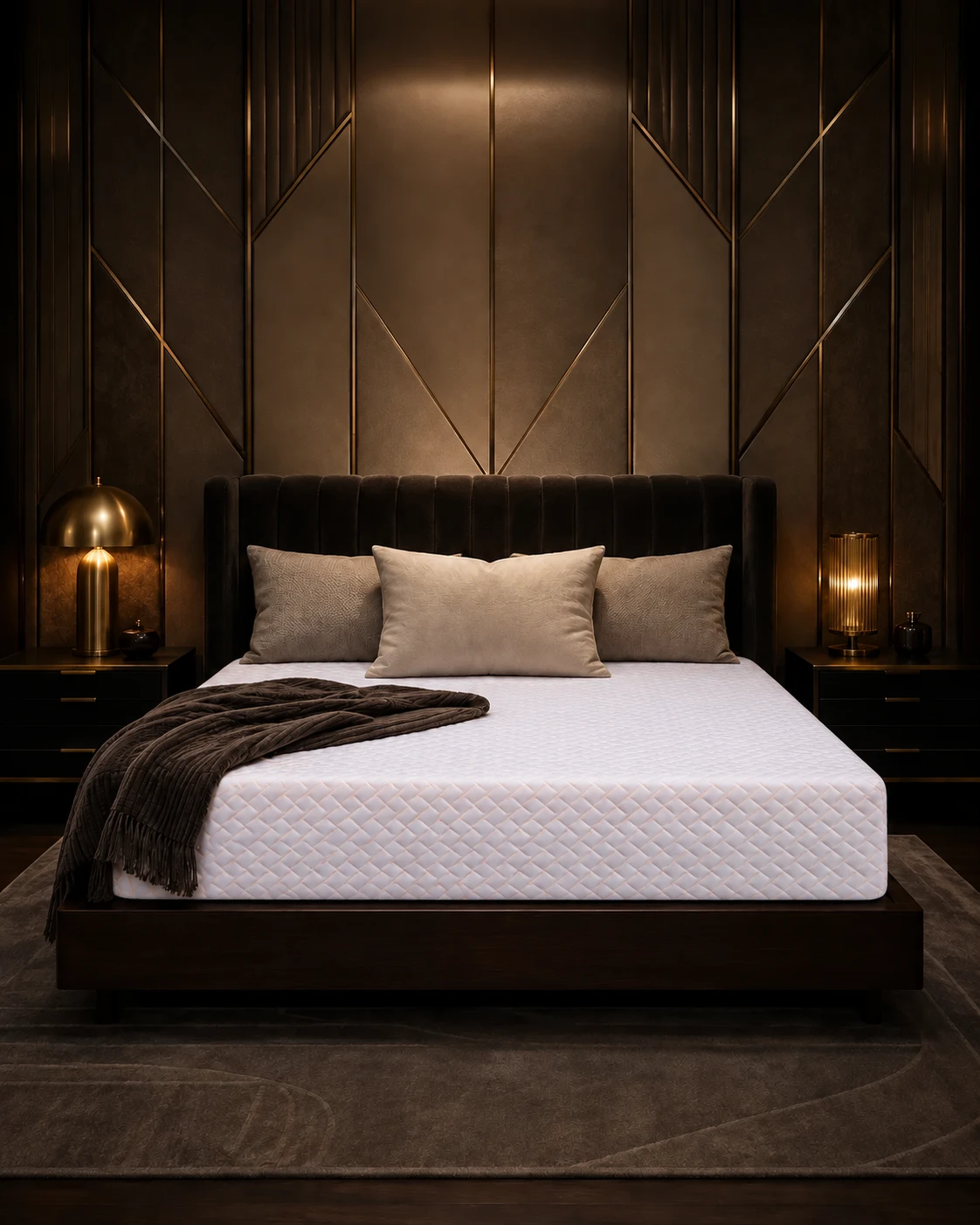 Sueno Plus 8-inch mattress in a serene bedroom